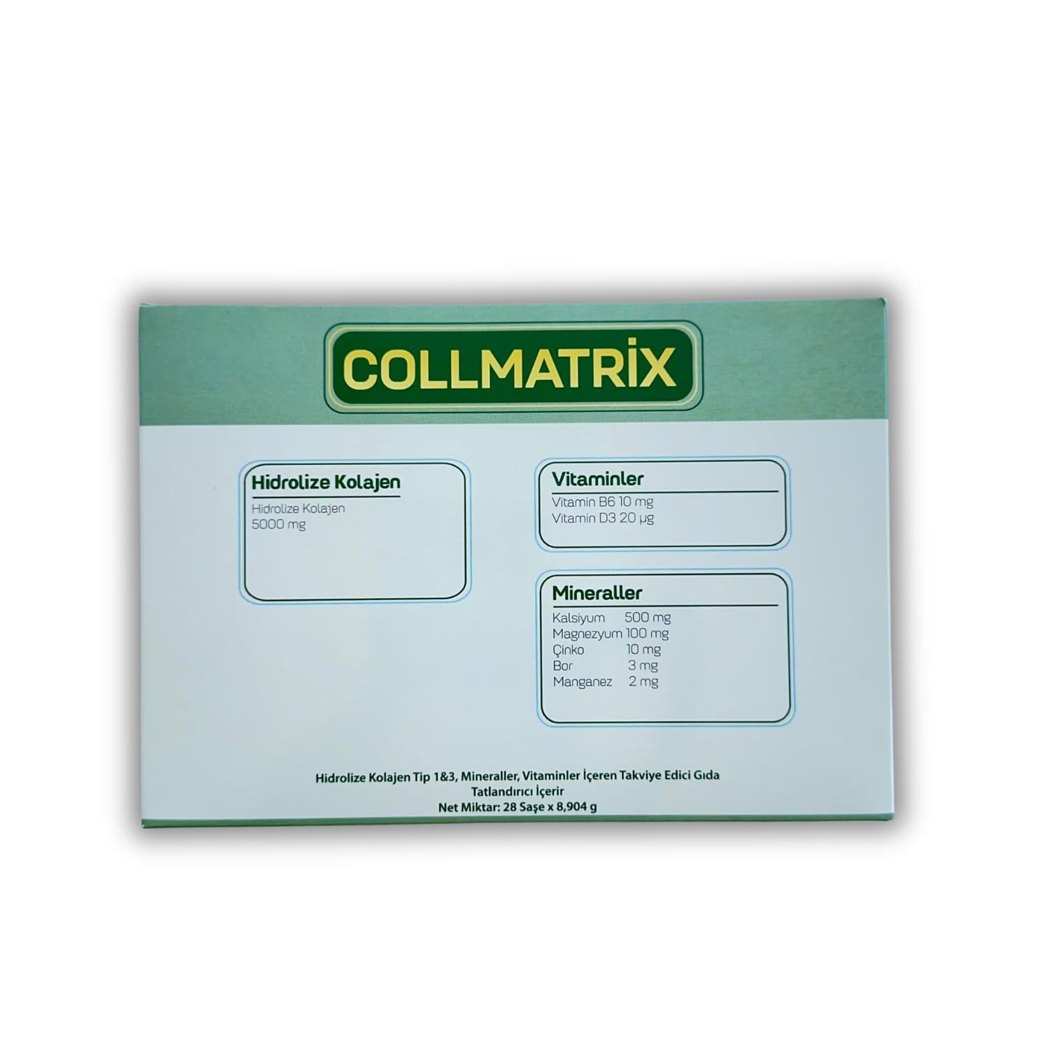 COLLMATRIX kutusu ön görünüm