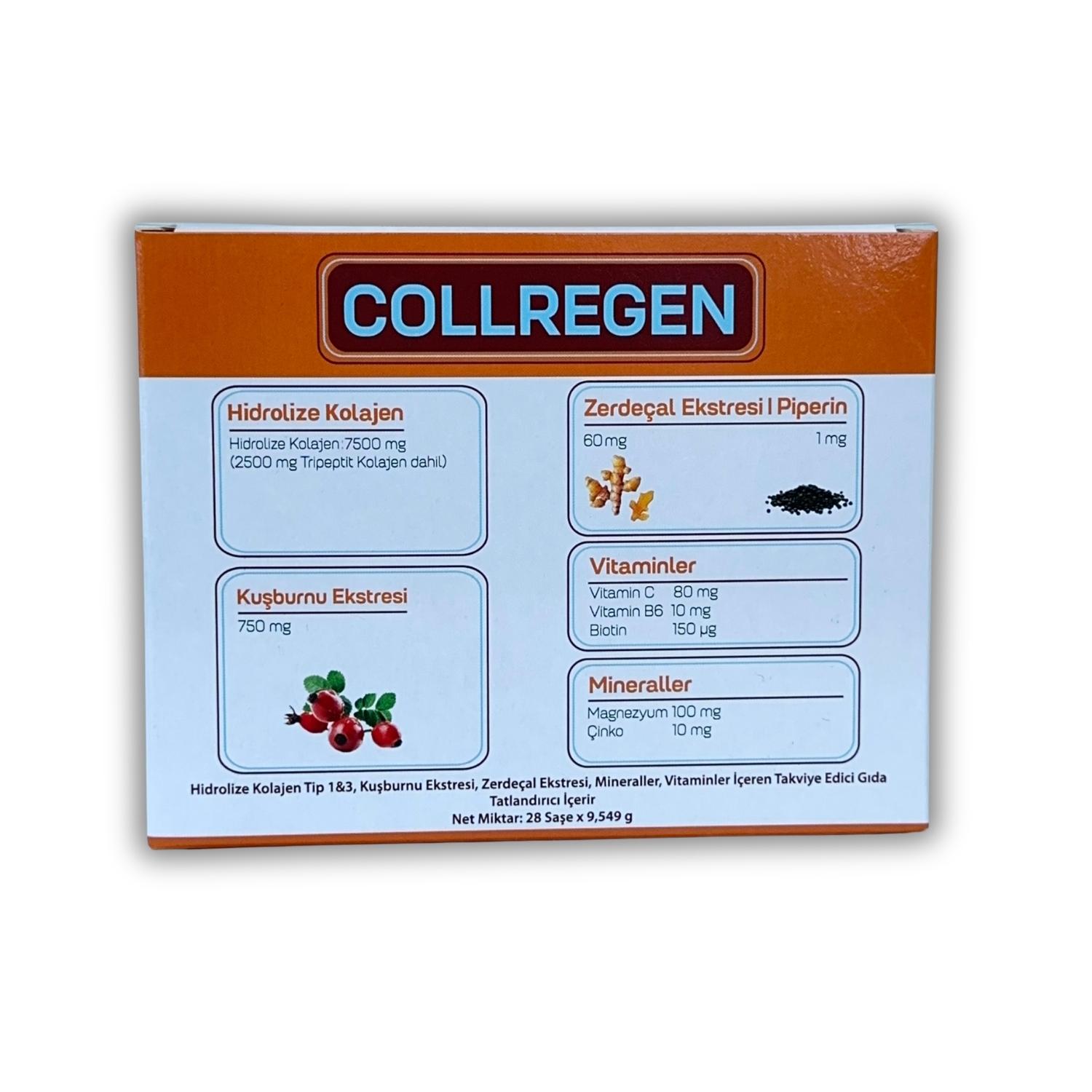 COLLREGEN kutusu ön görünüm